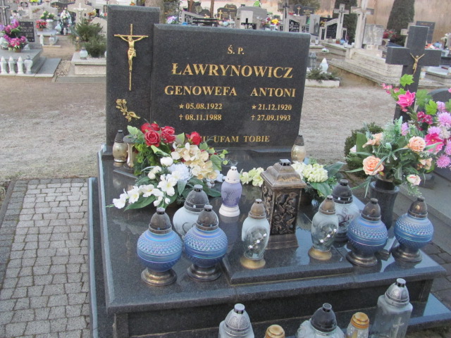 Antoni Ławrynowicz 1907 Człopa - Grobonet - Wyszukiwarka osób pochowanych