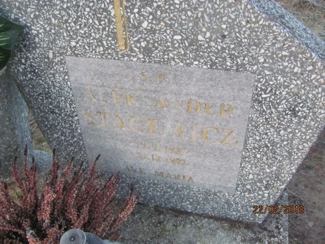 Aleksander Stacewicz 1937 Człopa - Grobonet - Wyszukiwarka osób pochowanych