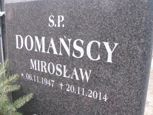 Stanisław Domański 1919 Człopa - Grobonet - Wyszukiwarka osób pochowanych