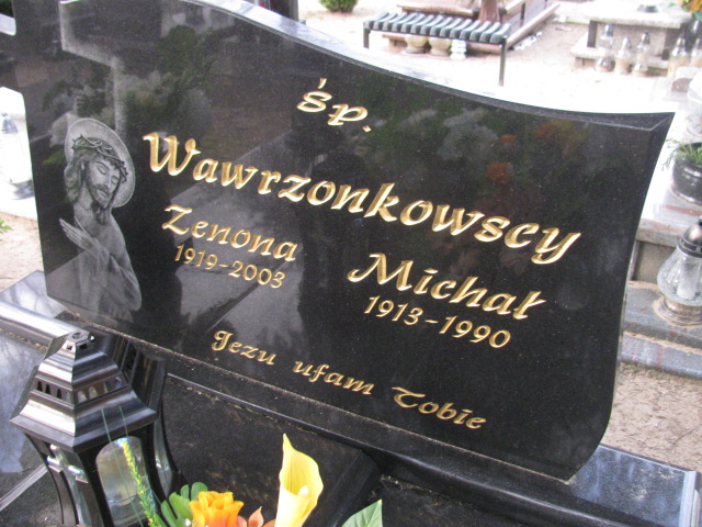 Zenona Wawrzonkowska 1919 Człopa - Grobonet - Wyszukiwarka osób pochowanych