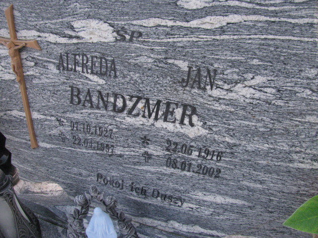 Jan Bandzmer 1916 Człopa - Grobonet - Wyszukiwarka osób pochowanych