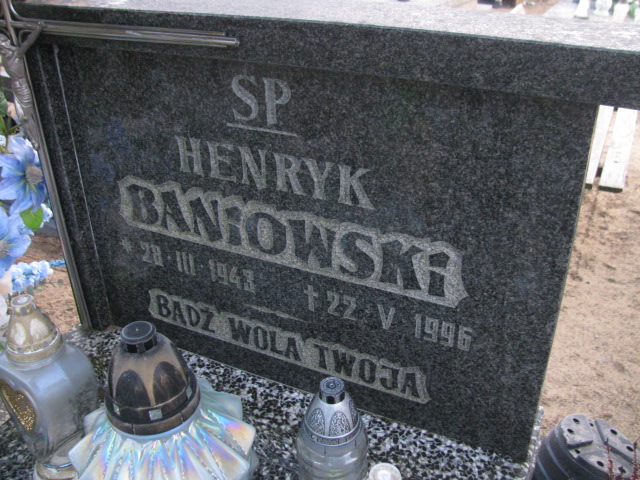 Henryk Baniowski 1943 Człopa - Grobonet - Wyszukiwarka osób pochowanych