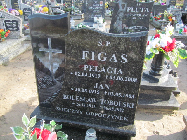 Pelagia Figas  1919 Człopa - Grobonet - Wyszukiwarka osób pochowanych